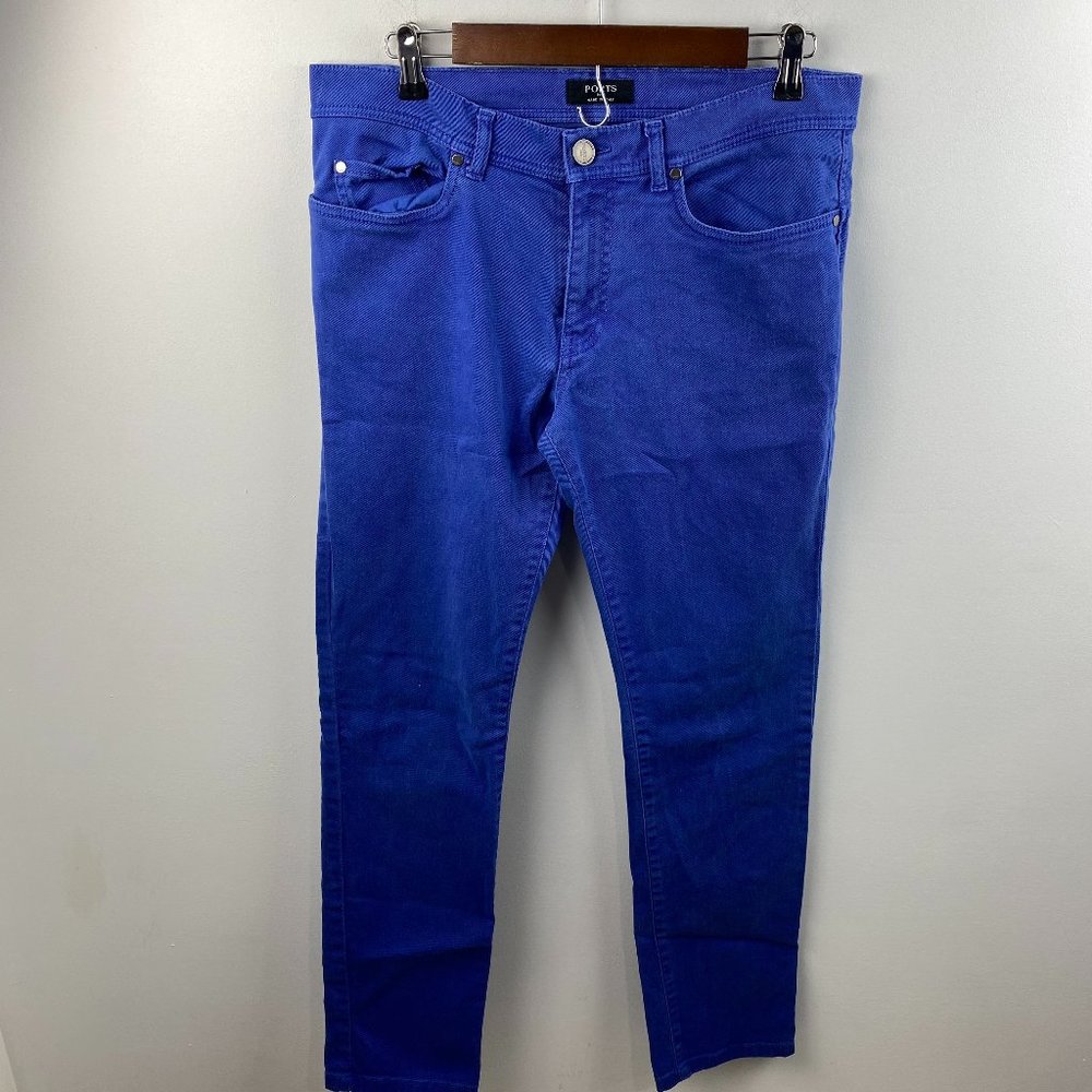 Ports 1961 Indigo Purple Slim Leg Jeans